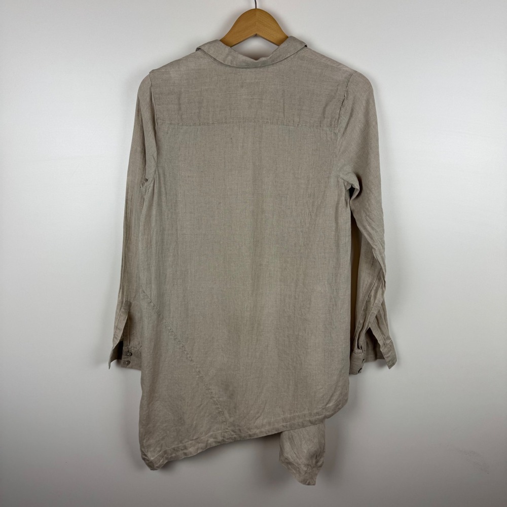 J. Jill Beige Linen Tunic Top - Picture 4 of 9
